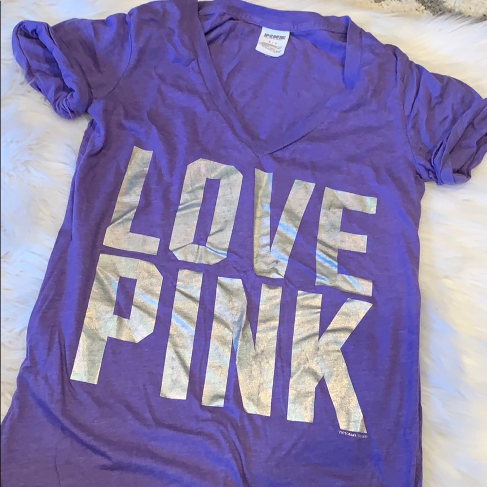 Victoria secret V neck T SHIRT